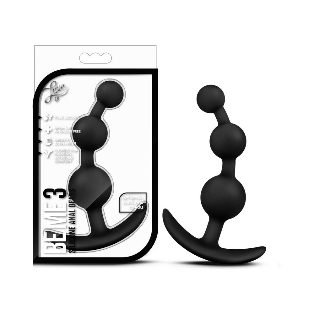 Luxe Be Me 3 Silicone Anal Beads Plug