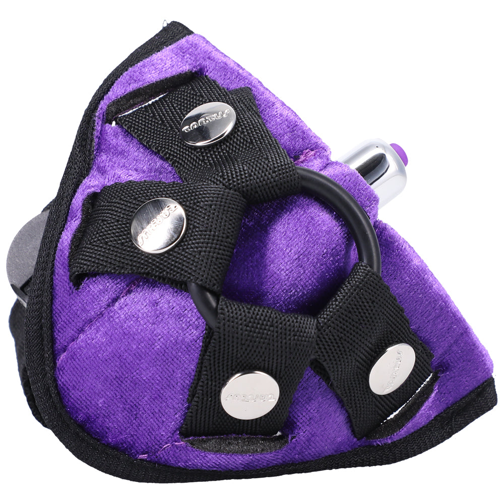 Tantus Velvet Vibrating Strap-On Harness
