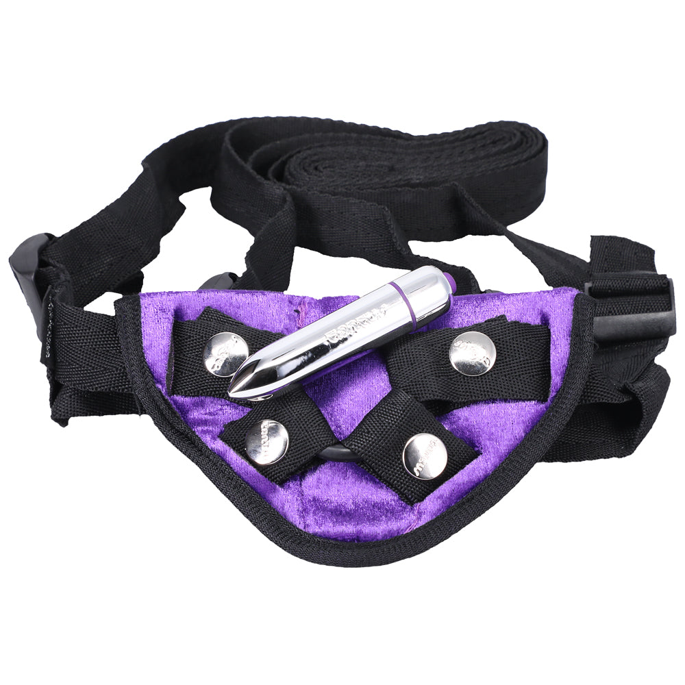 Tantus Velvet Vibrating Strap-On Harness
