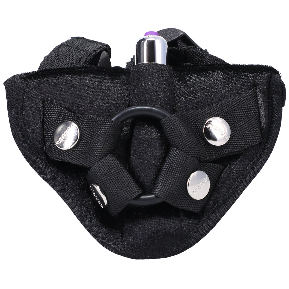 Tantus Velvet Vibrating Strap-On Harness