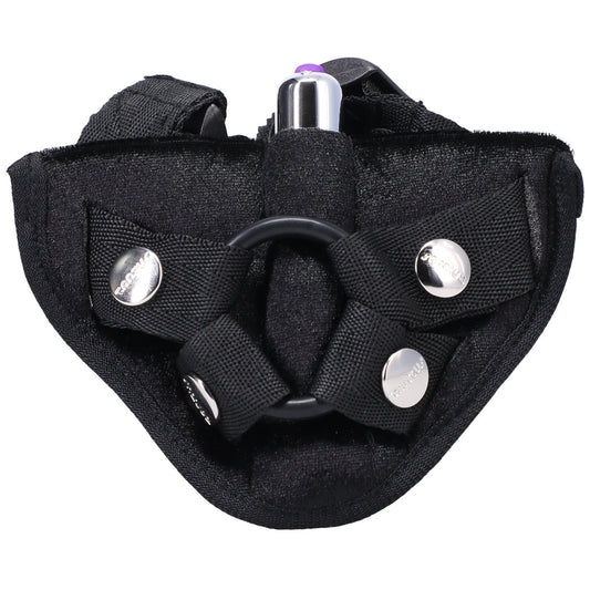 Tantus Velvet Vibrating Strap-On Harness