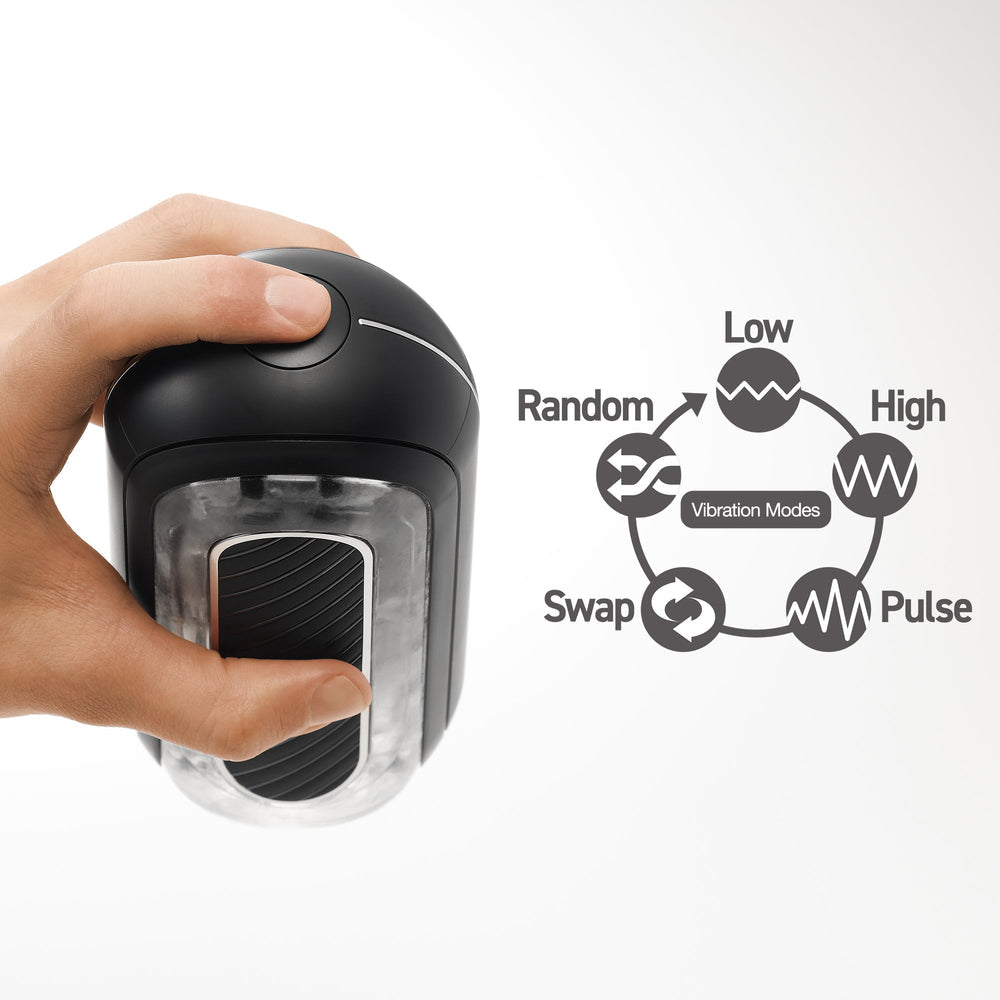 Tenga Flip Zero Vibrating Stroker Black