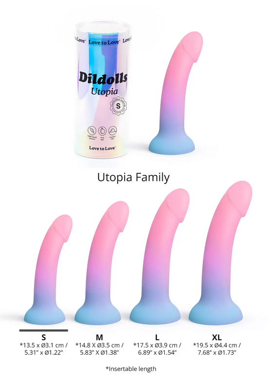 Love to Love Dildolls Utopia Silicone Dildo